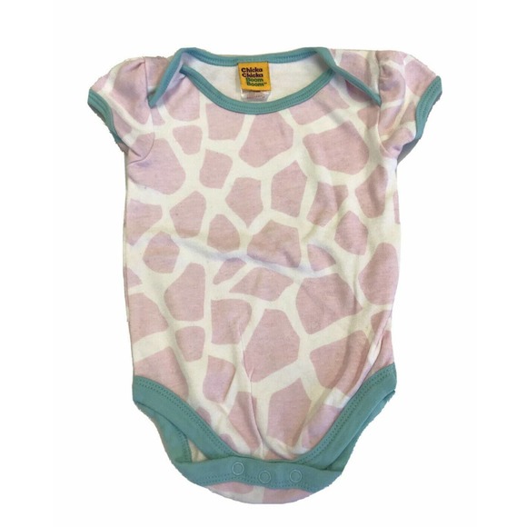 Chicka Chicka Boom Baby Girl's Pink Ruffle Outfit size 6-9 months - Picture 2 of 11